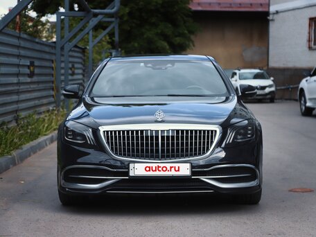 2020 Mercedes-Benz Maybach S-Класс 450 I (X222) Рестайлинг, чёрный, 6000000 рублей, вид 1