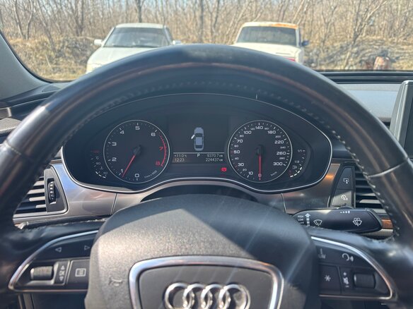 2012 Audi A6 IV (C7), чёрный, 1300000 рублей - вид 5