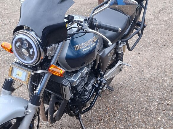 1993 Honda CB 400 Super Four, серый, 280000 рублей - вид 8