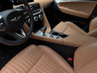 2021 Genesis G70 I Рестайлинг, красный, 3500000 рублей, вид 4