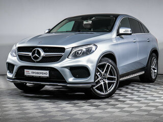 2015 Mercedes-Benz GLE Coupe 400 I (C292), серебристый, 3299000 рублей, вид 1