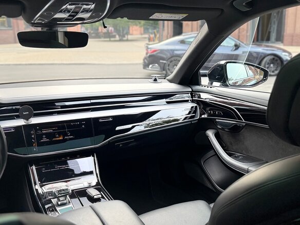 2021 Audi A8 Long 55 TFSI IV (D5), чёрный, 6490000 рублей - вид 9