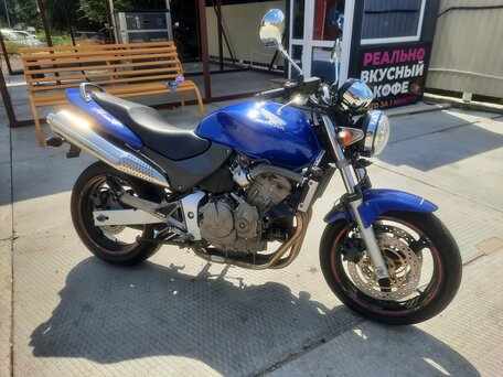 2002 Honda CB 600F Hornet, синий, 399000 рублей, вид 3