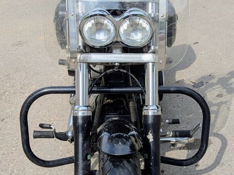 2010 Harley-Davidson Fat Bob, чёрный, 800000 рублей, вид 3