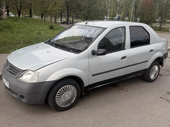 2009 Renault Logan I, серый - вид 1