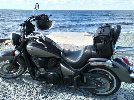 2014 Kawasaki VN900 Vulcan, серый, 560000 рублей, вид 1