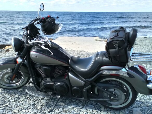 2014 Kawasaki VN900 Vulcan, серый, 560000 рублей
