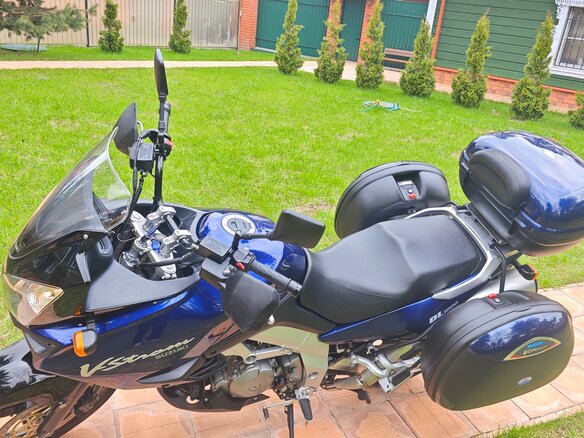 2002 Suzuki V-Strom 1000, синий, 499999 рублей - вид 15