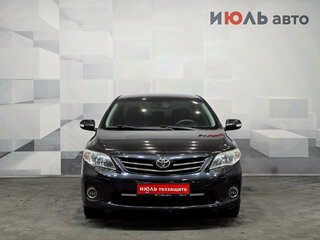 2012 Toyota Corolla X (E140, E150) Рестайлинг, чёрный, 1250000 рублей, вид 2