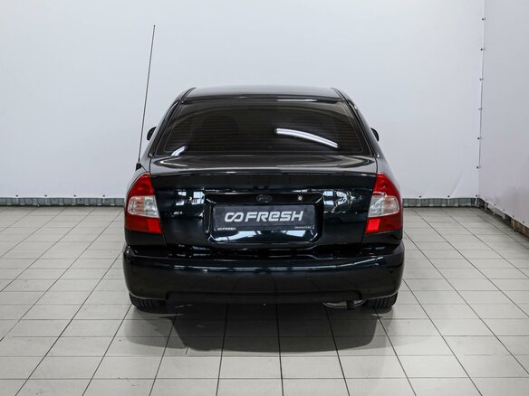 2008 Hyundai Accent ТагАЗ II, чёрный - вид 3