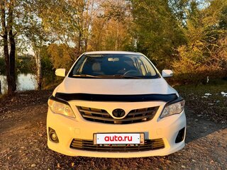 2013 Toyota Corolla X (E140, E150) Рестайлинг, белый, 1250000 рублей, вид 2