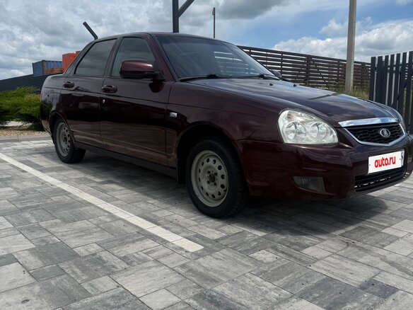 2008 Lada (ВАЗ) Priora I, пурпурный, 310000 рублей - вид 2