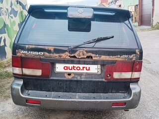 2001 SsangYong Musso I Рестайлинг, чёрный, 170000 рублей, вид 3