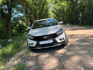2019 Lada (ВАЗ) Vesta SW Cross I, белый, 1150000 рублей, вид 4