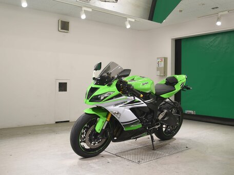 2014 Kawasaki ZX-6R Ninja, зелёный, 780000 рублей, вид 5