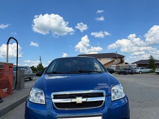 2010 Chevrolet Aveo I Рестайлинг, синий, 400000 рублей, вид 1