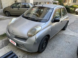 2007 Nissan March III (K12), серебристый, 380000 рублей, вид 1