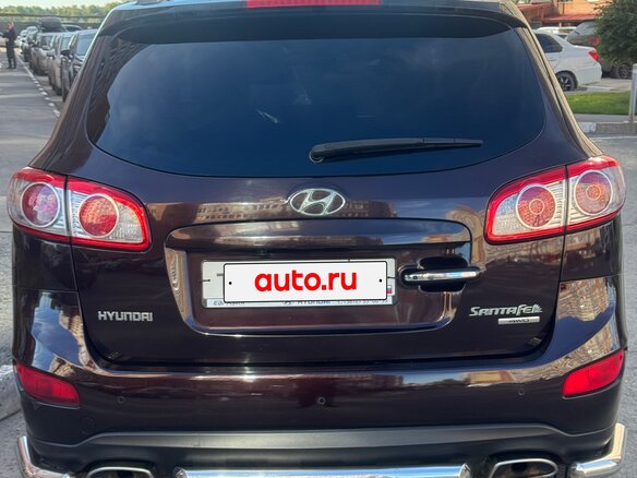 2011 Hyundai Santa Fe II Рестайлинг, пурпурный, 1750000 рублей - вид 5