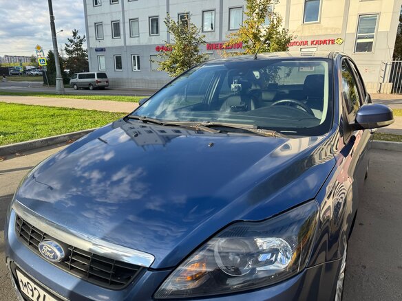 2008 Ford Focus II Рестайлинг, синий, 425000 рублей - вид 2