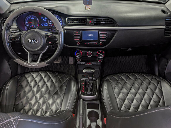 2017 Kia Rio IV, серебристый, 959900 рублей - вид 7