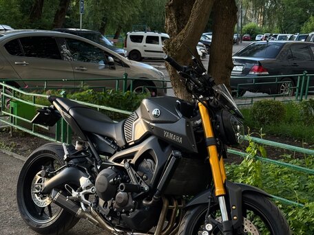 2016 Yamaha MT-09 (FZ-09), серый, 730000 рублей, вид 4