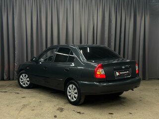 2008 Hyundai Accent ТагАЗ II, чёрный, 274888 рублей, вид 3
