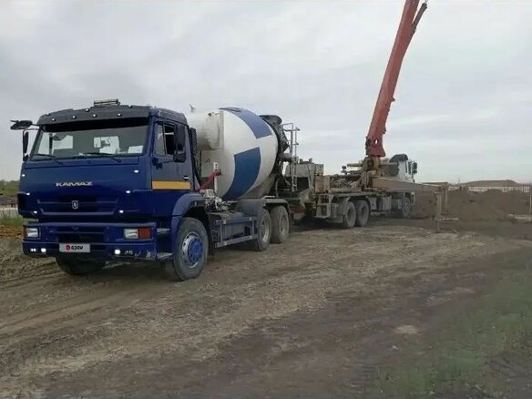 2011 КамАЗ Автобетоносмеситель, синий, 1600000 рублей - вид 9
