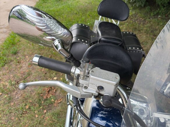2007 Yamaha XVS1100, синий, 550000 рублей - вид 14