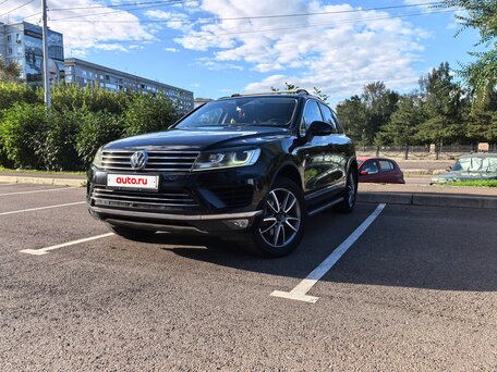 2015 Volkswagen Touareg II Рестайлинг, чёрный, 2999999 рублей, вид 1