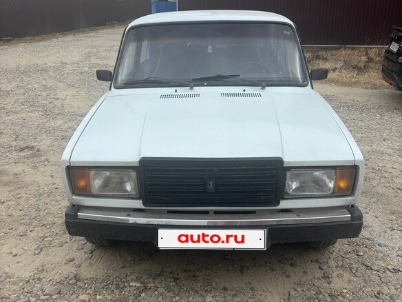 2003 Lada (ВАЗ) 2107, белый, 100000 рублей