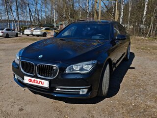 2012 BMW 7 серии 750i xDrive V (F01/F02/F04) Рестайлинг, синий, 2350000 рублей, вид 2