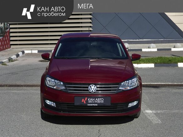 2019 Volkswagen Polo V Рестайлинг, красный - вид 2