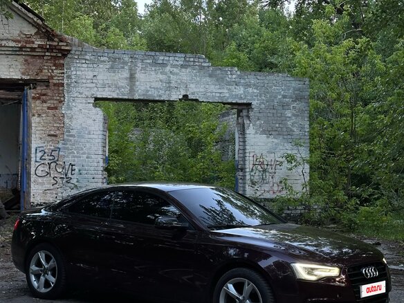 2013 Audi A5 I (8T) Рестайлинг, пурпурный - вид 1