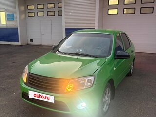 2013 Lada (ВАЗ) Granta I, зелёный, 450000 рублей, вид 1