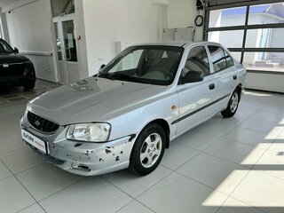 2006 Hyundai Accent ТагАЗ II, серебристый, 170000 рублей, вид 1