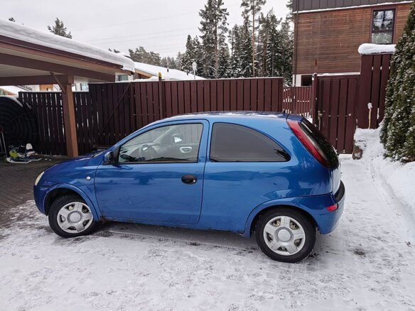 2002 Opel Corsa C, синий, 115000 рублей - вид 9