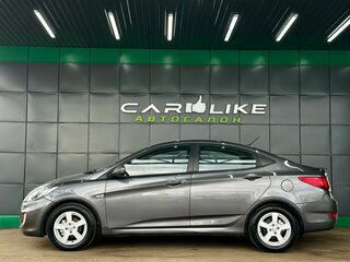 2012 Hyundai Solaris I, серый, 849000 рублей, вид 3