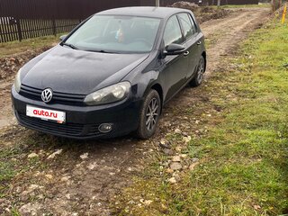 2009 Volkswagen Golf VI, чёрный, 700000 рублей, вид 1