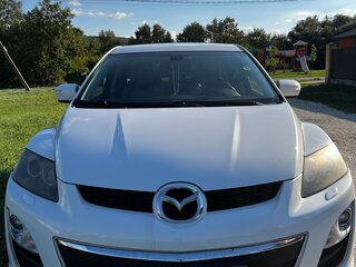 2010 Mazda CX-7 I Рестайлинг, белый, 750000 рублей, вид 2