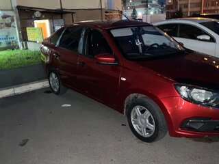 2019 Lada (ВАЗ) Granta I Рестайлинг, красный, 420000 рублей, вид 4