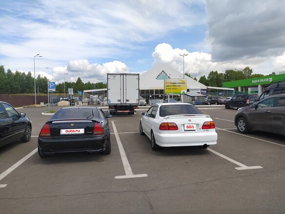 1999 Honda Civic Ferio II, белый, 500000 рублей - вид 13