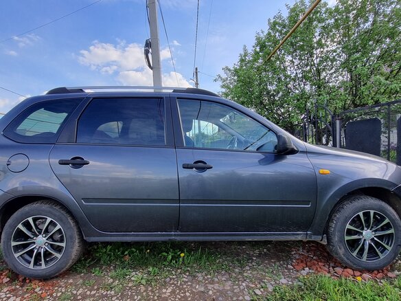 2016 Lada (ВАЗ) Kalina II, серебристый - вид 4