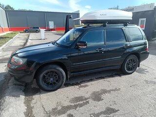 2007 Subaru Forester II Рестайлинг, чёрный, 700000 рублей, вид 5