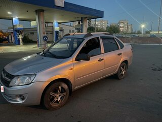 2013 Lada (ВАЗ) Granta I, серебристый, 395000 рублей, вид 5