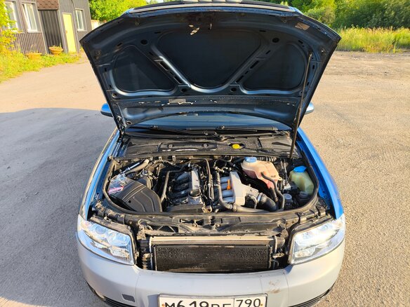 2002 Audi A4 II (B6), синий, 490000 рублей - вид 12