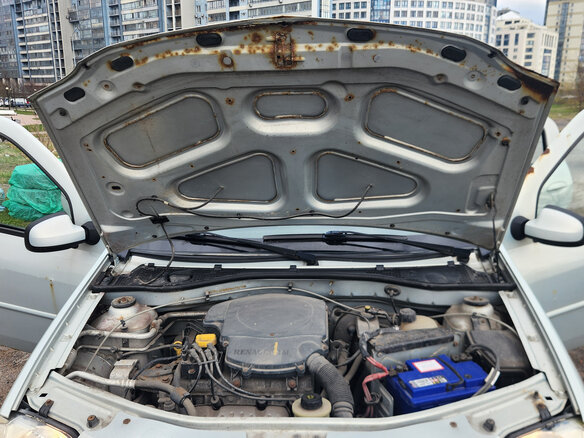 2007 Renault Logan I, серебристый, 420000 рублей - вид 31