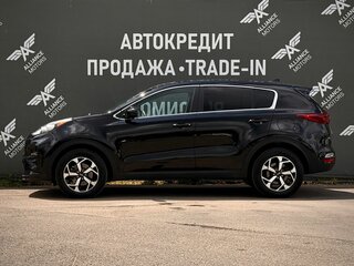 2020 Kia Sportage IV Рестайлинг, чёрный, 1865000 рублей, вид 4