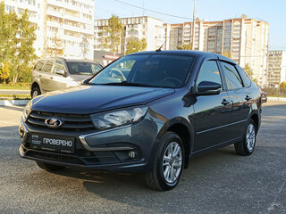 2021 Lada (ВАЗ) Granta I Рестайлинг, серый, 570000 рублей, вид 1