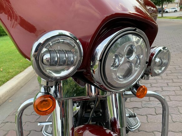 2009 Harley-Davidson Street Glide, пурпурный, 750000 рублей - вид 14