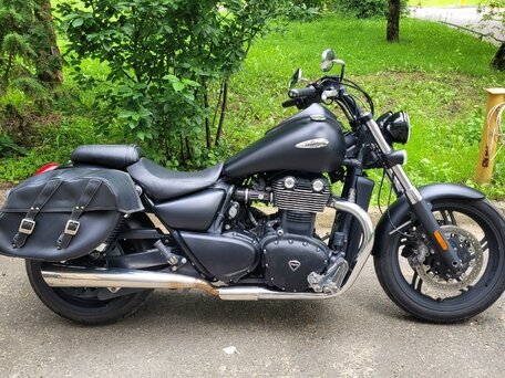 2011 Triumph Thunderbird Storm, чёрный, 717641 рублей, вид 2